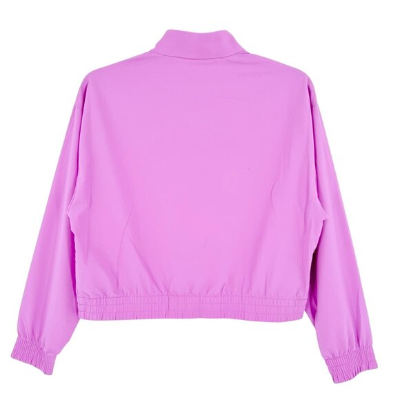 NWT Puma Women's Ripstop Pullover Relaxed Fit Wild Berry Lightweight Jacket Sz M - Picture 2 of 12